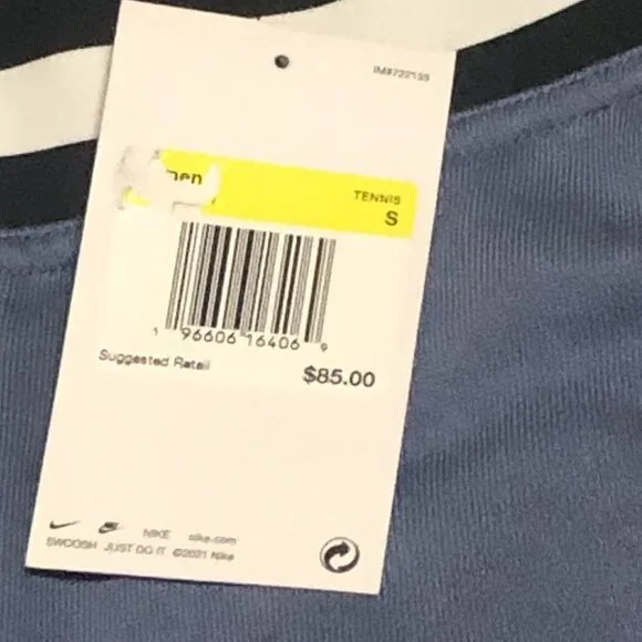 Nike Dri-Fit Court Women’s Heritage Training Pant, Size Small, Blue Gray - Picture 4 of 7